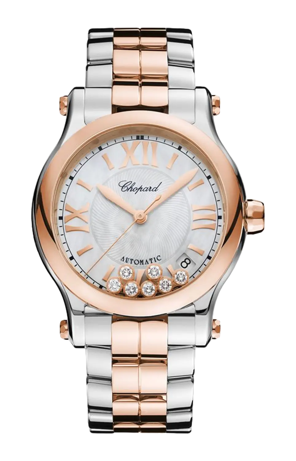 

Часы Chopard Happy sport с розовым золотом 36 мм