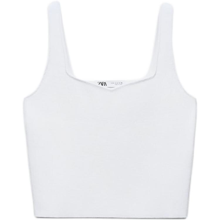 

Майка женская белая Zara