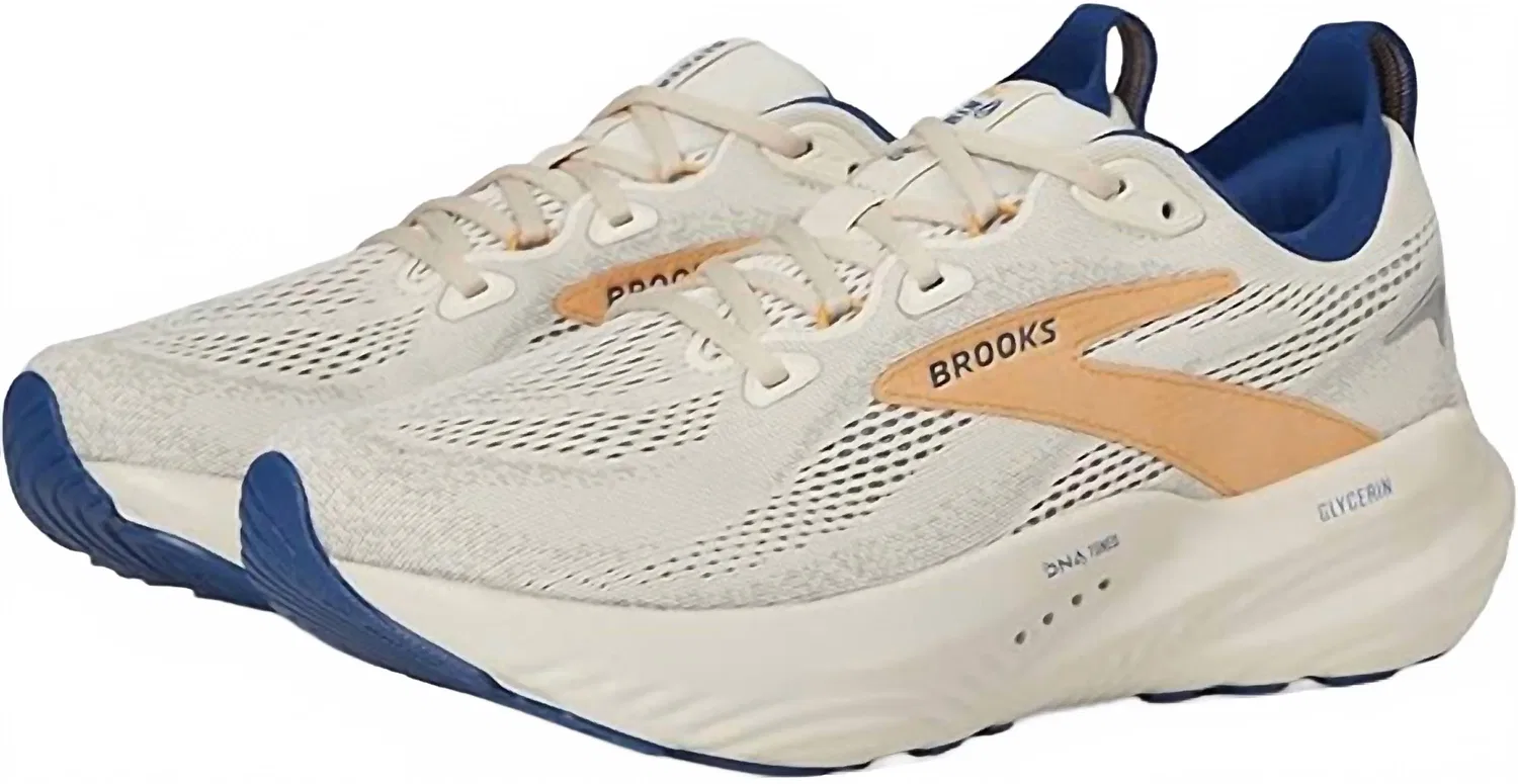 BROOKS Мужские кроссовки Glycerin 22 в цветах Moonbeam/ Blue/ Taffy