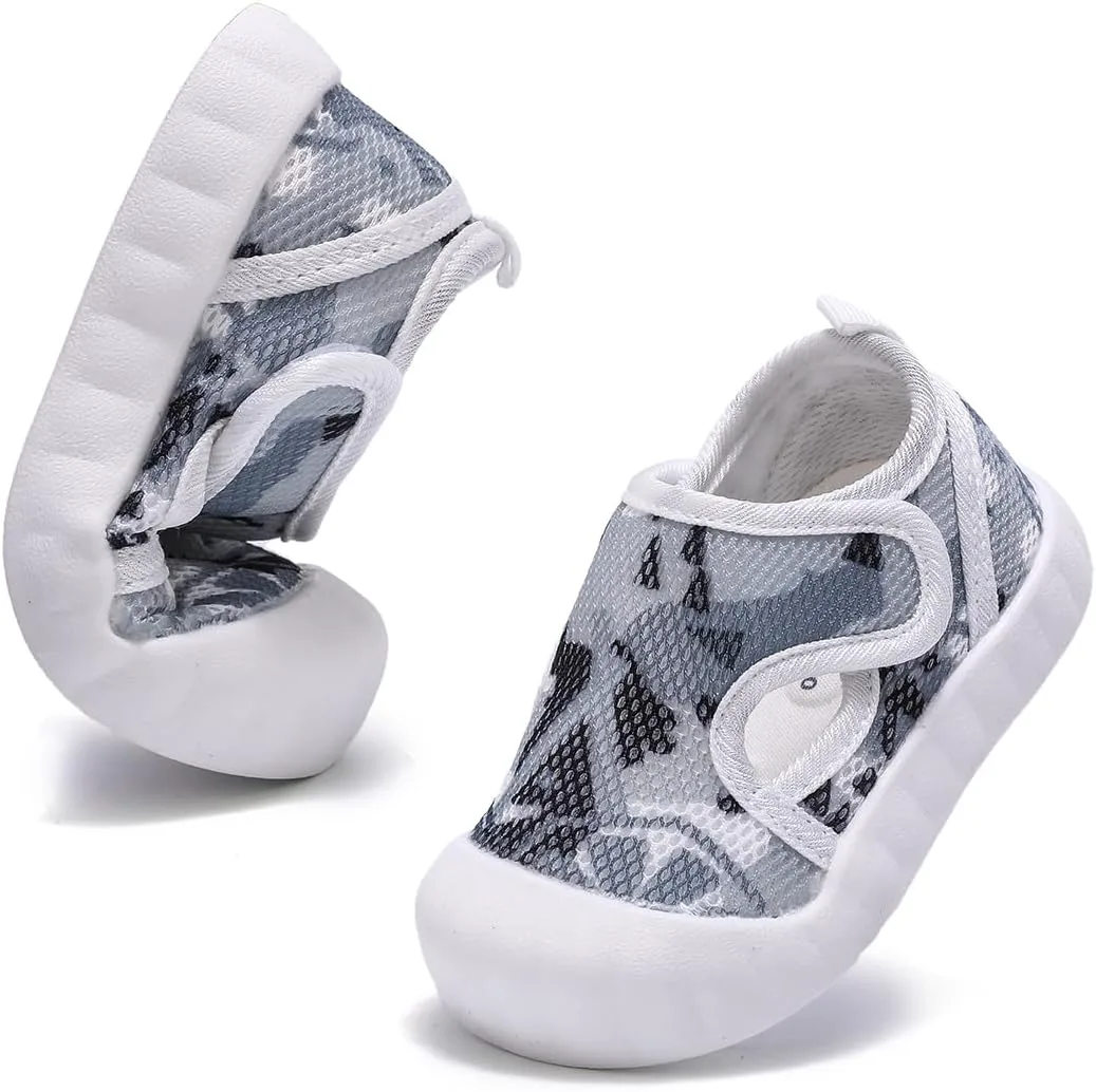 

Детские летние сандалии с дышащей сеткой, резиновой подошвой и противоскользящей поверхностью для мальчиков и девочек, 9-30 месяцев Kuner, серый