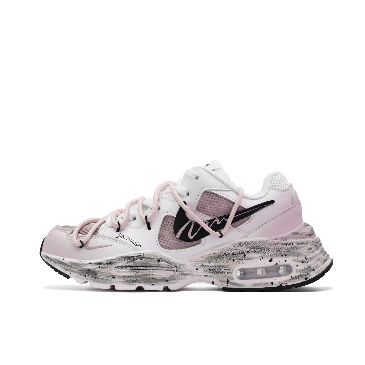 

Кроссовки Air Max Fusion женские с низким верхом розовые/серые Nike