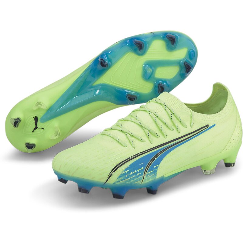 Футбольные бутсы Ultra Ultimate FG/AG Puma, цвет fizzy light-parisian night-blu — фото 4