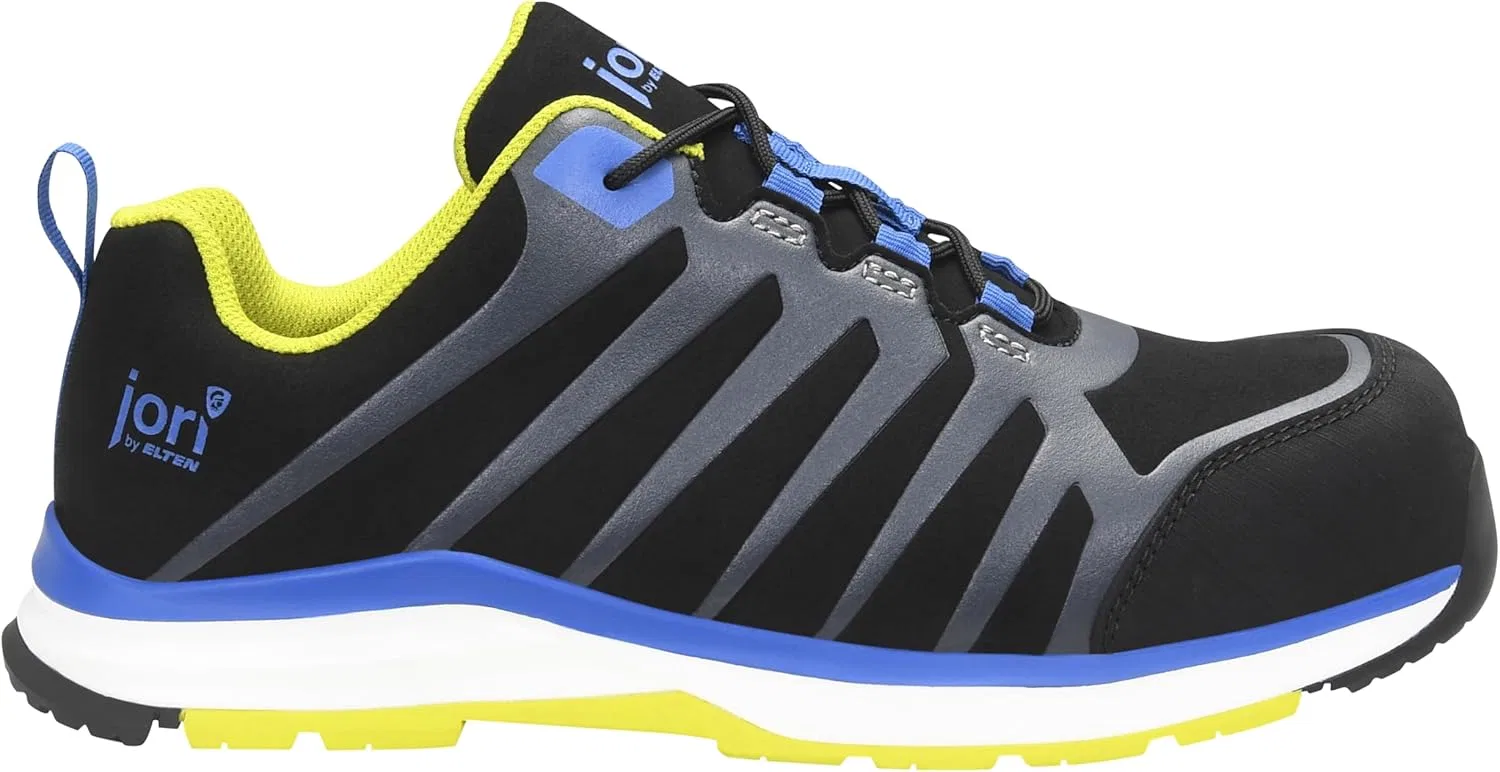 Защитная обувь ELTEN Jori jo_Rapid Blue-Yellow Low ESD S3S, женская и мужская, текстильная, с композитным защитным носком (легче стального), легкая, спортивная — фото 2