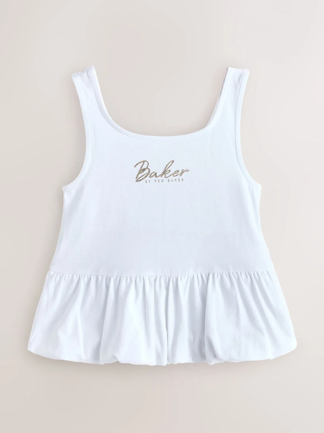 Топ Baker by Ted Baker в светло-розовом, черном и белом цветах — фото 3