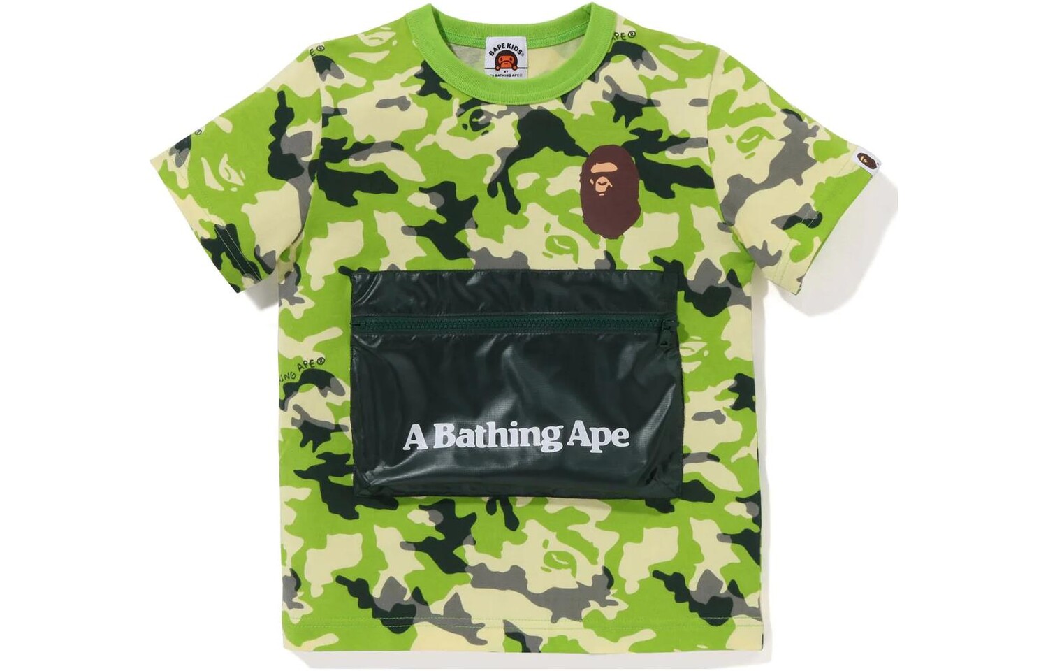 

Детская футболка A Bathing Ape, зеленый