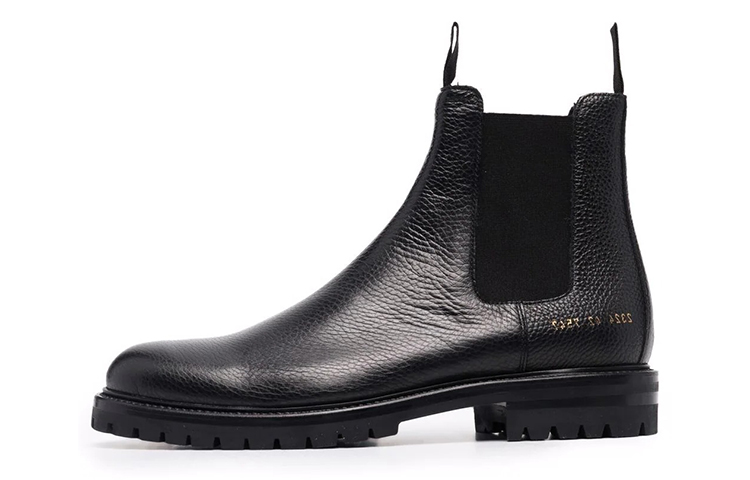 

COMMON PROJECTS Короткие мужские ботинки челси, черные