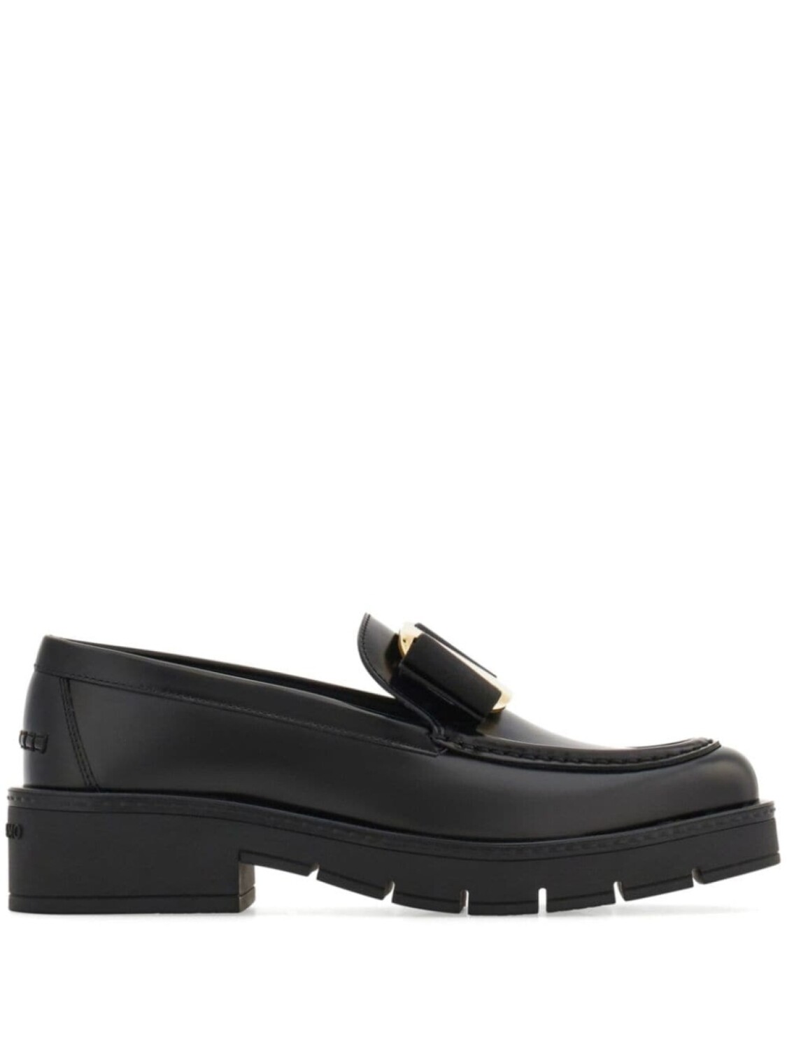Ferragamo лоферы Vara Bow, черный