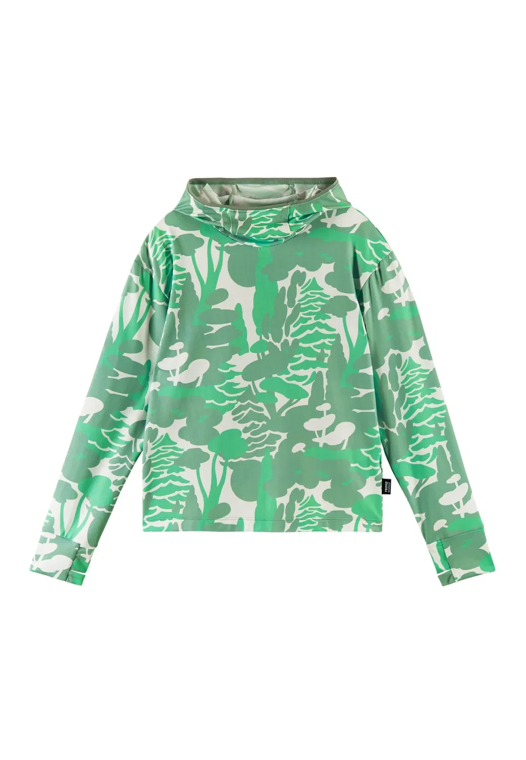 Свитшот с капюшоном BugProof Reima, stone green