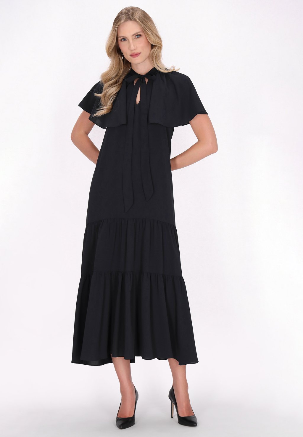 

Платье макси DreiMaster, синий