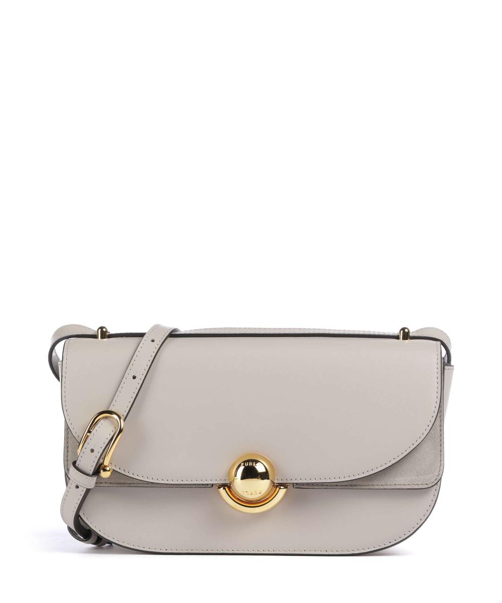 

Сумка через плечо Sfera s из телячьей кожи мелкого помола Furla, бежевый