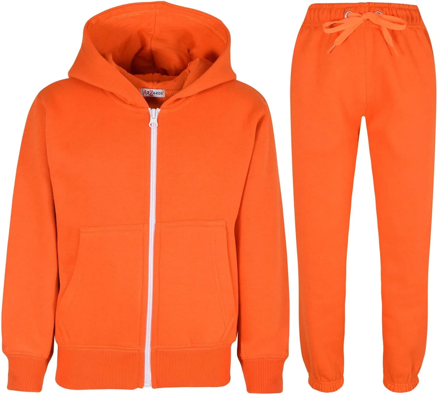 Детский спортивный костюм с флисом A2Z 4 Kids, Orange