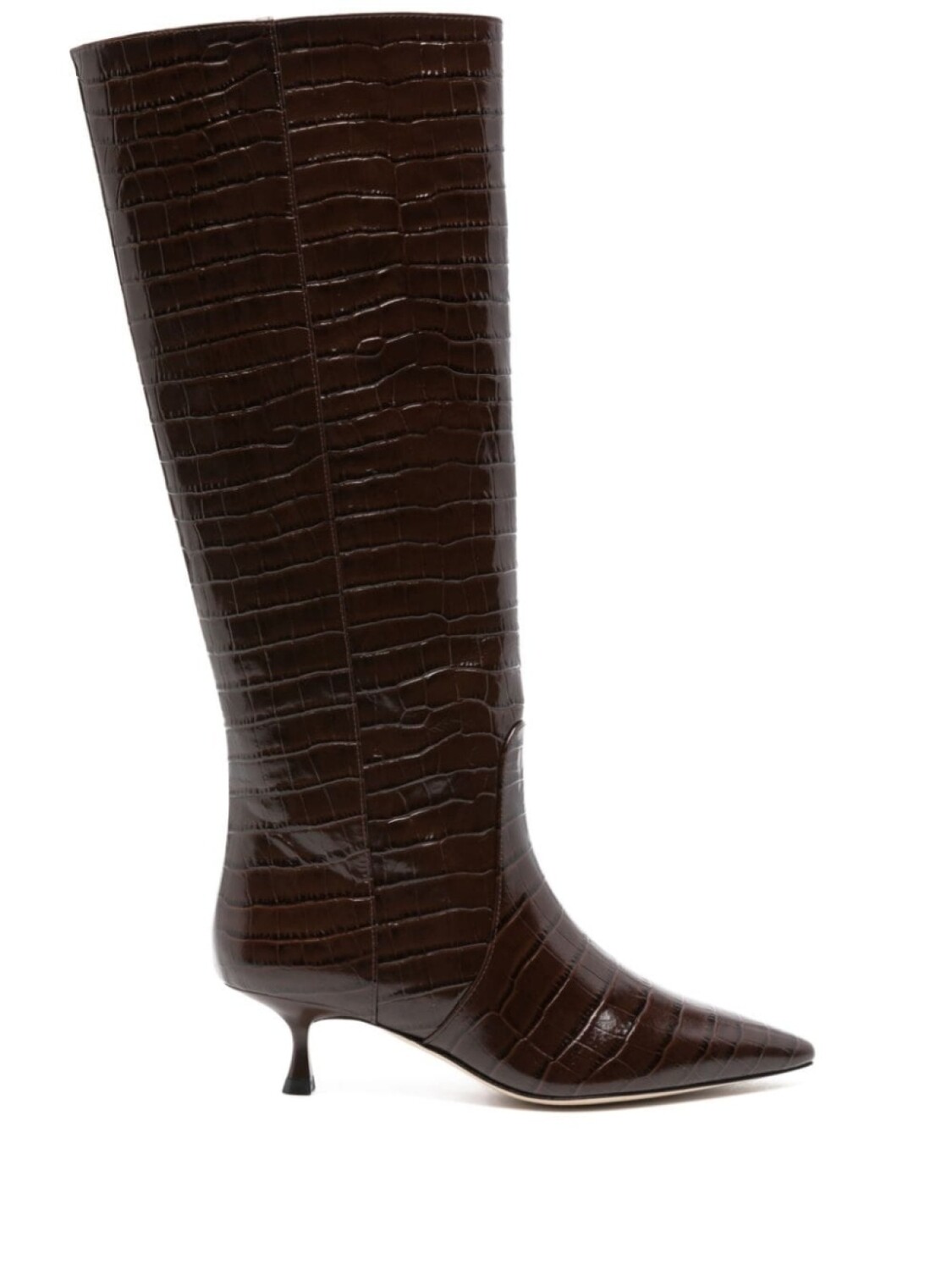 Stuart Weitzman сапоги Naomi 50 мм, коричневый