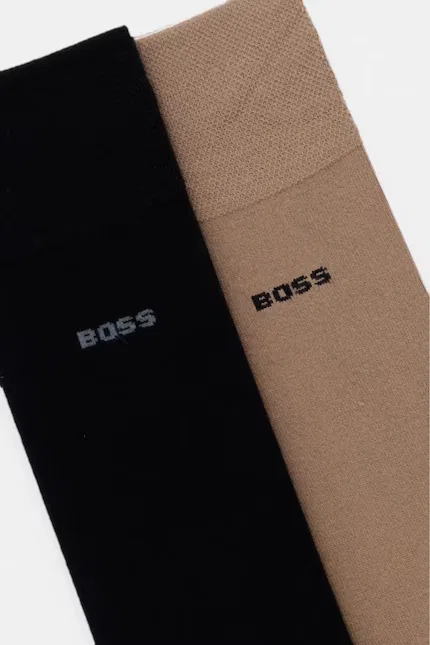 Носки 2P RS Bamboo 2 шт BOSS, бежевый — фото 2