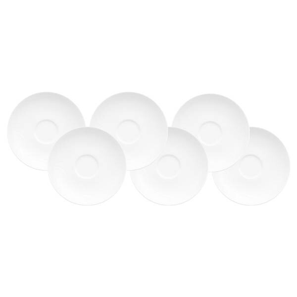 

Набор королевских блюдец для чая и кофе, 6 шт. Villeroy & Boch, белый