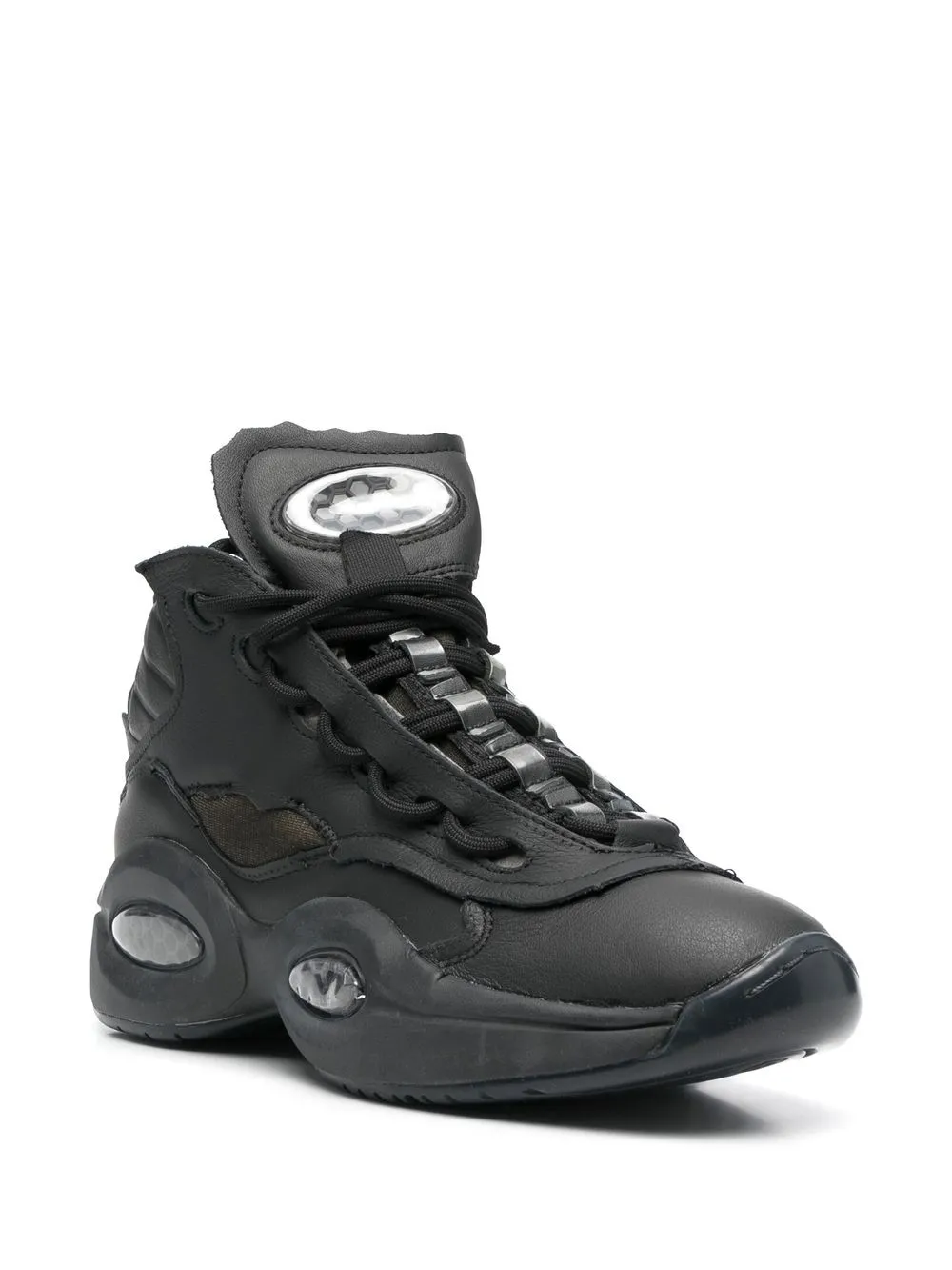 Кроссовки Question Mid Memory Of из коллаборации с Reebok MAISON MARGIELA, черный — фото 2