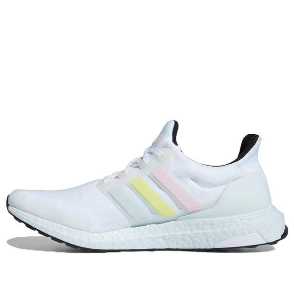 

Кроссовки ultraboost 'sky tint yellow pink' Adidas, голубой