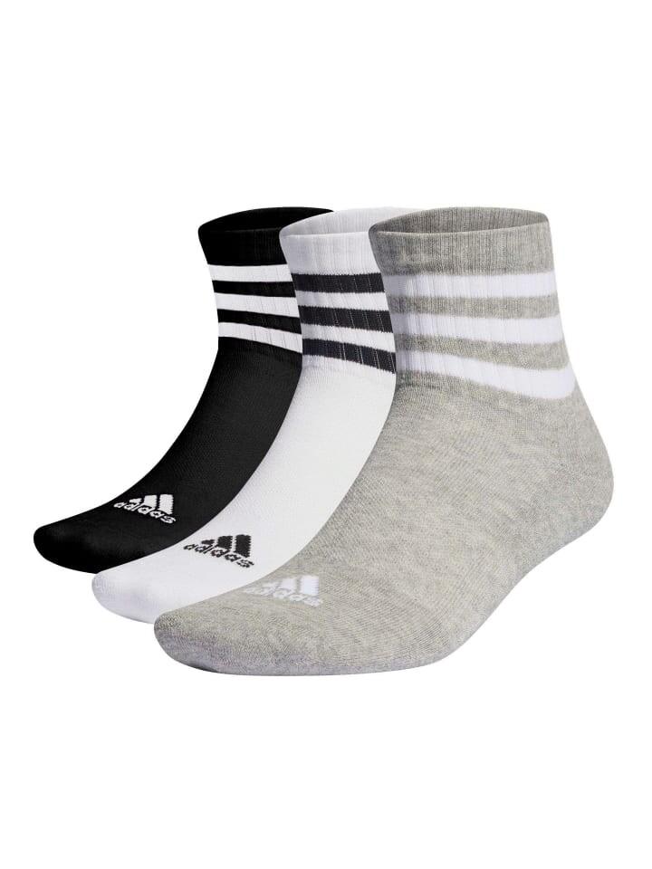 

Носки adidas Socken 3er Pack, цвет Schwarz/Grau/Weiß