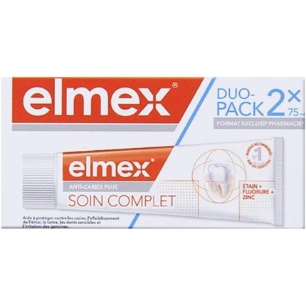 

Зубная паста Complete Care Anti-Caries Plus 75 мл - Упаковка из 2 шт Elmex
