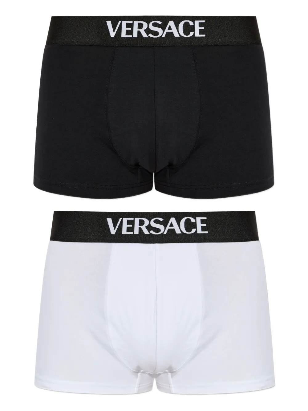 

Трусы-боксеры с логотипом (упаковка из двух шт.) VERSACE, черный