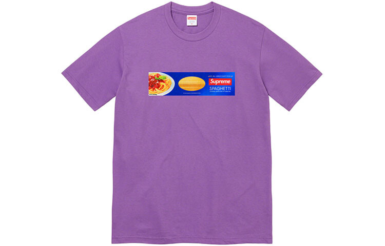 Supreme Высшая мужская футболка, Фиолетовый — фото 4