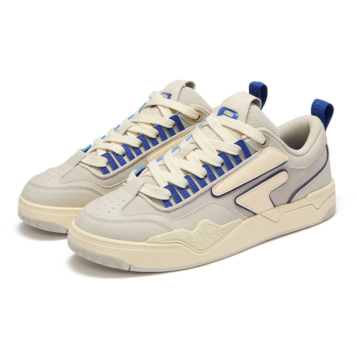 Кроссовки FILA FUSION Nollie Skateboarding Shoes Men Low-top Oyster Gray / Beach Yellow, желтый — фото 4
