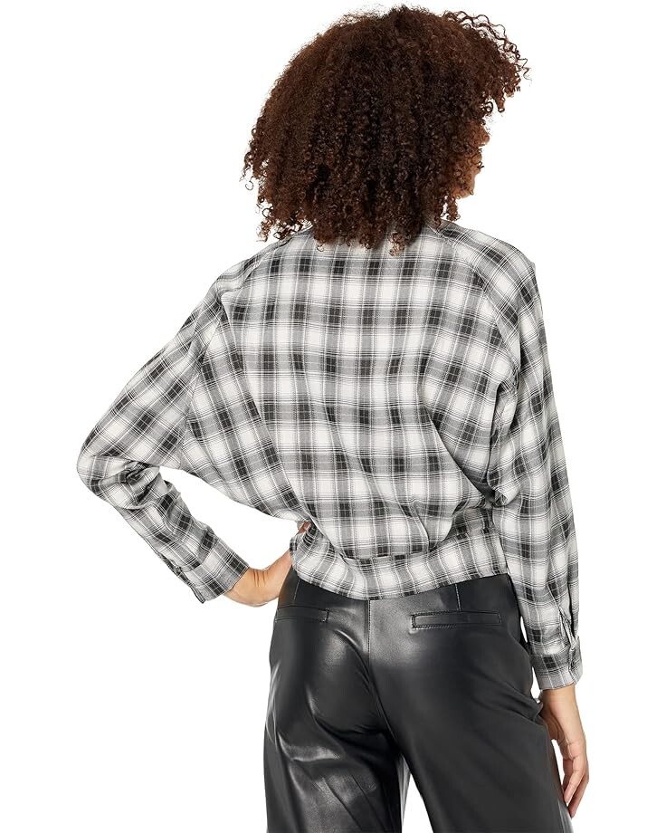 

Рубашка Bishop + Young Mercer Plaid Shirt, цвет Black Plaid
