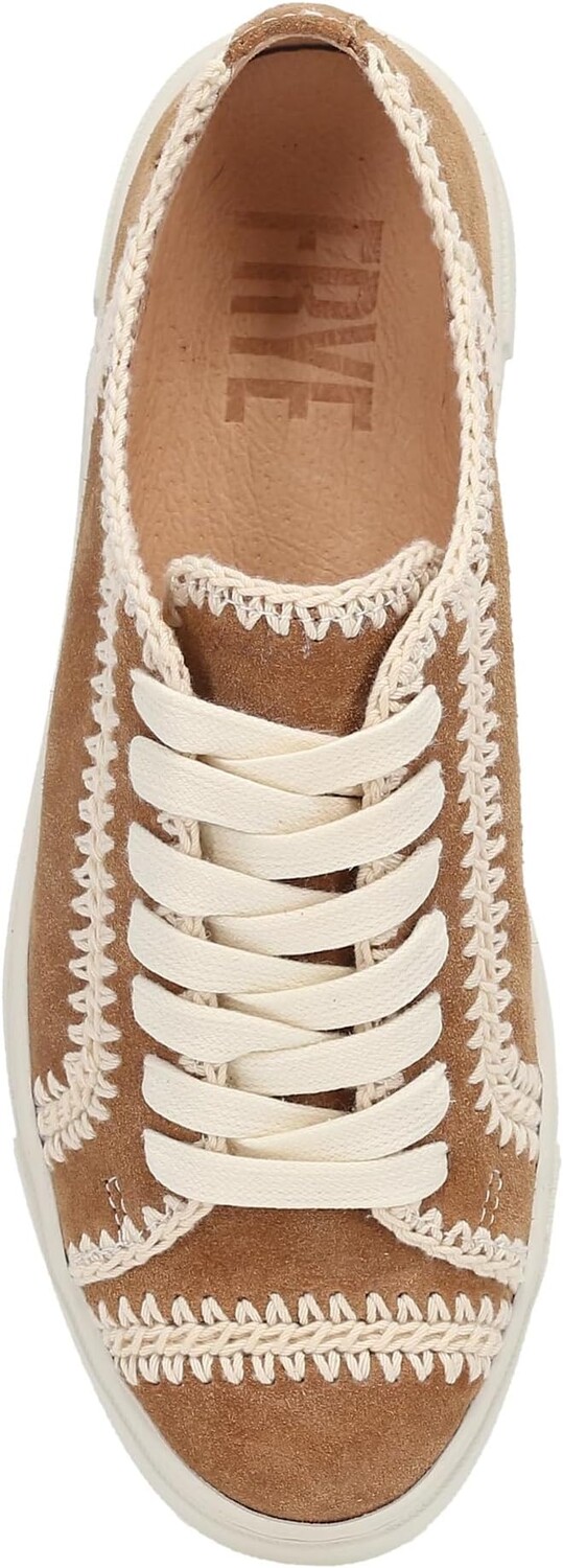 Кроссовки Frye Ivy Crochet Low Lace Sneaker, цвет Almond — фото 2