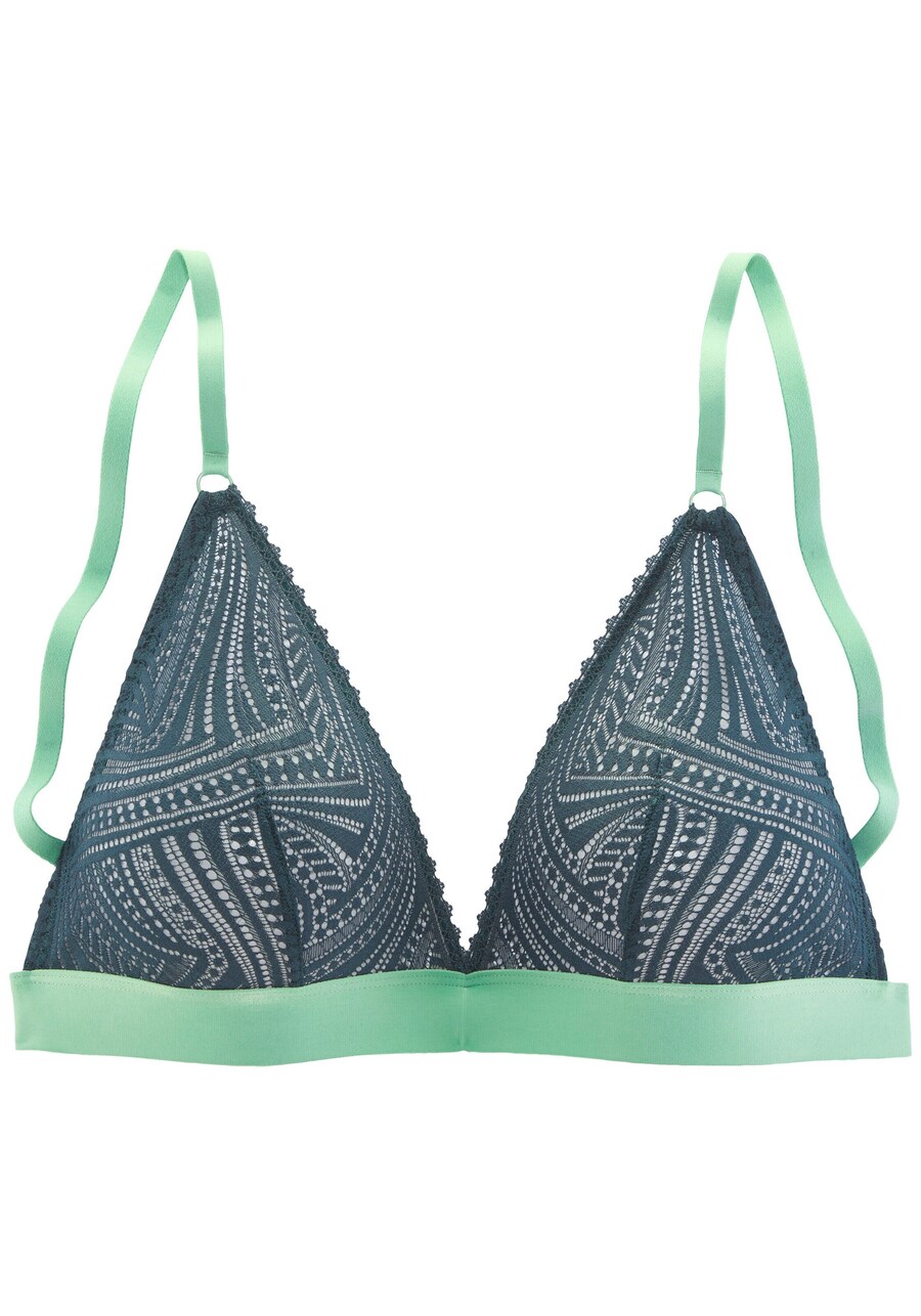 

Треугольный бюстгальтер s.Oliver, Petrol/Light green