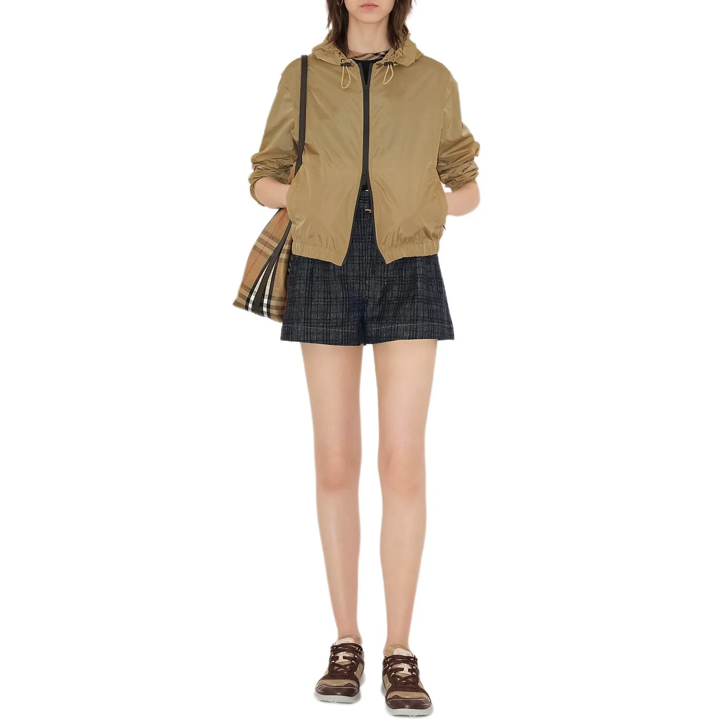 Шорты джинсовые Burberry женские индиго — фото 4