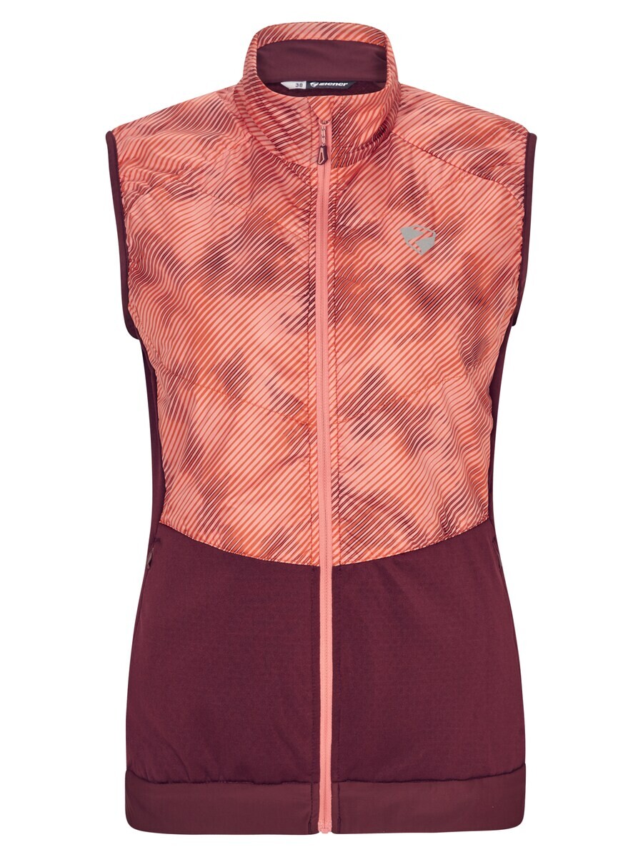 

Утепленный жилет ZIENER Sports Vest NANJA, цвет Wine red