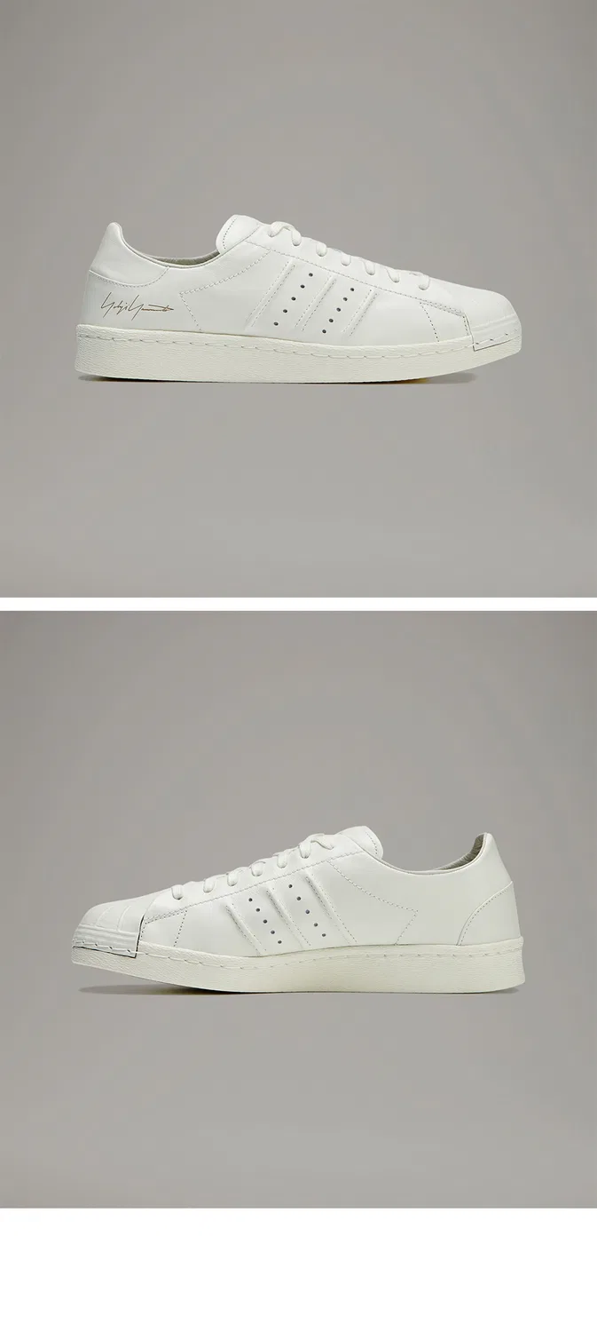Мужские низкие кроссовки Superstar цвета “офф-вайт” от Y-3 — фото 3