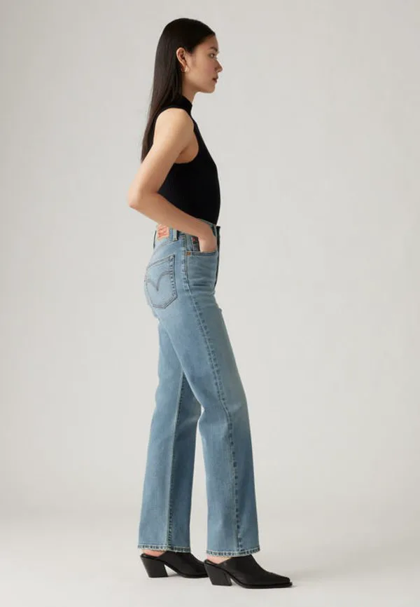 Джинсы прямого кроя с ребристым силуэтом. Levi'S, Light Blue — фото 4