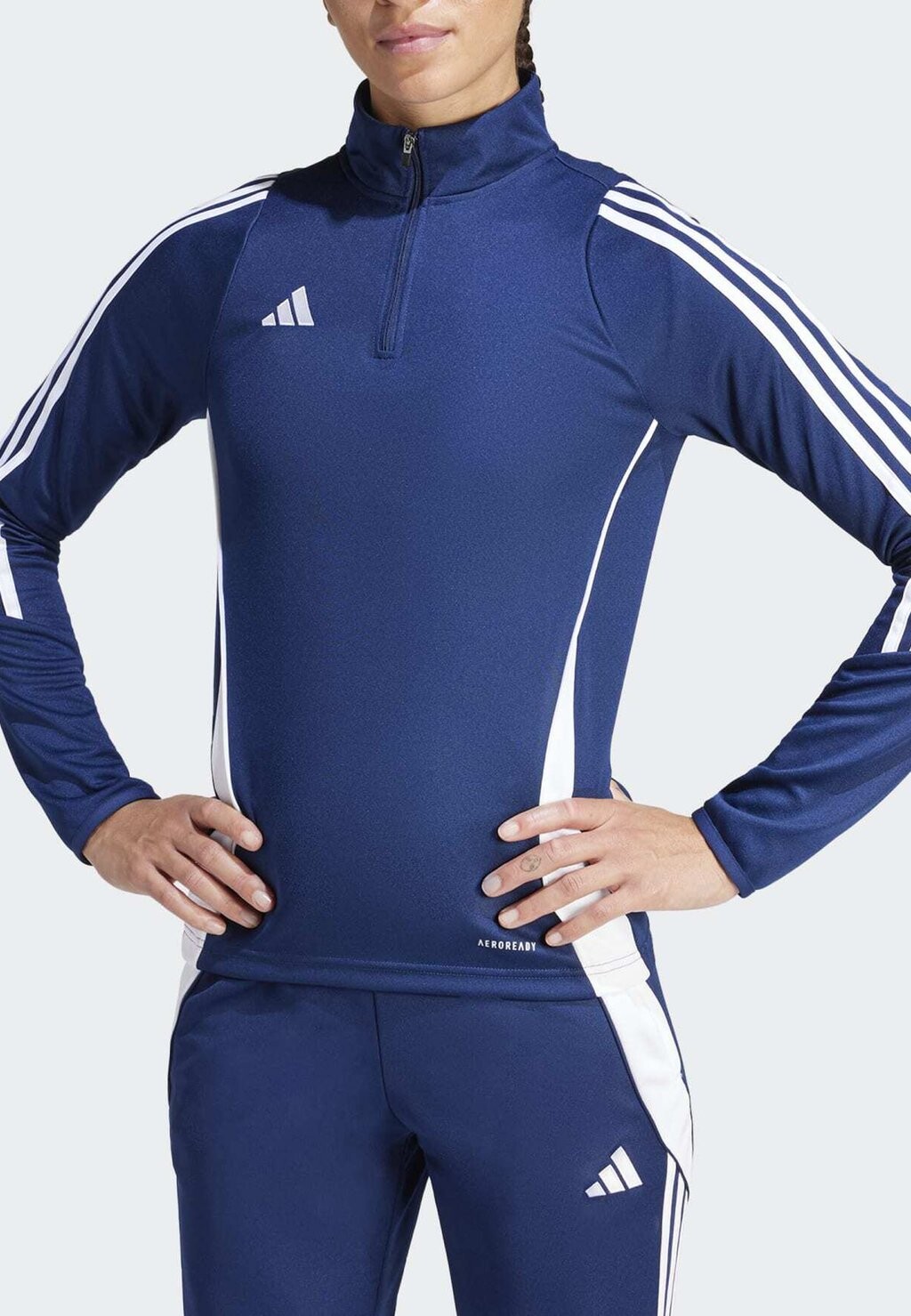 Топ с длинными рукавами TIRO24 TRAINING adidas Performance, цвет team navy blue white — фото 4