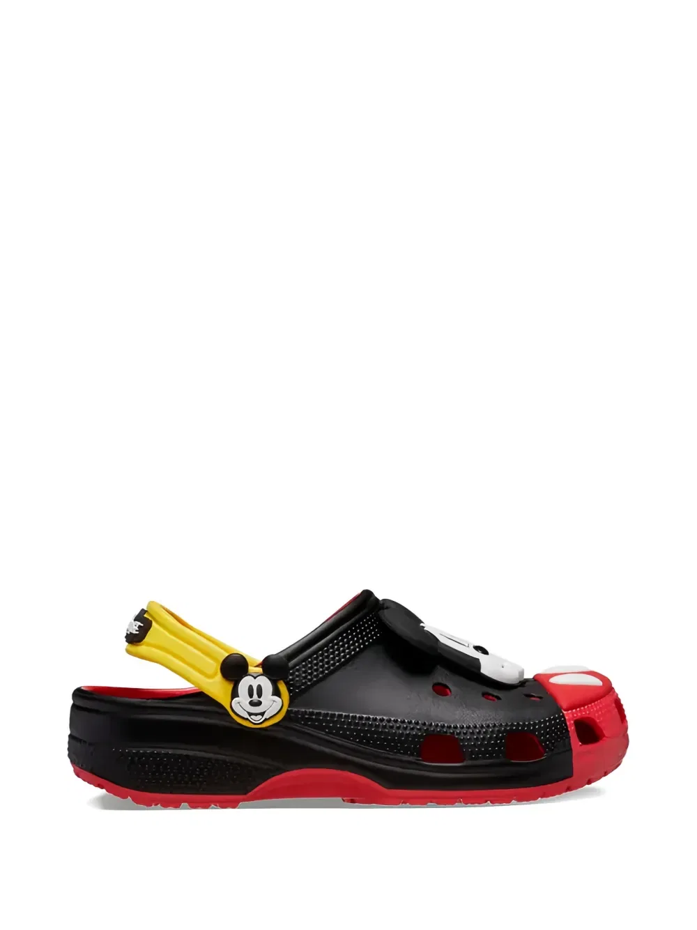 Клоги Mickey Mouse Classic из коллаборации с Disney Crocs, черный — фото 2