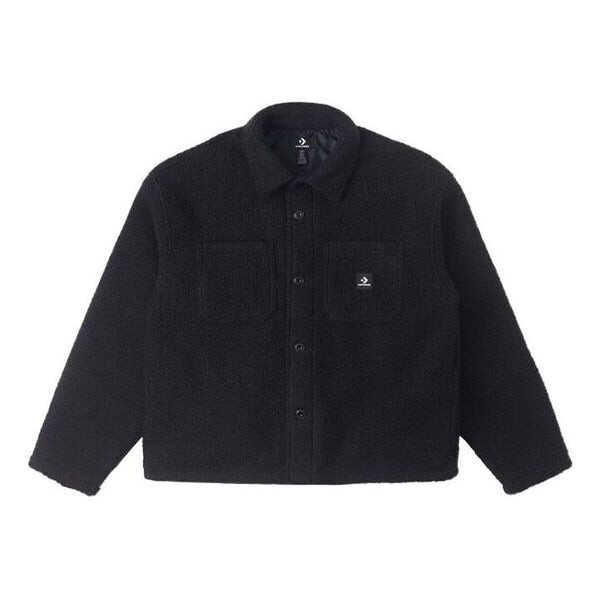 

Куртка sherpa seasonal jacket 'black' Converse, черный