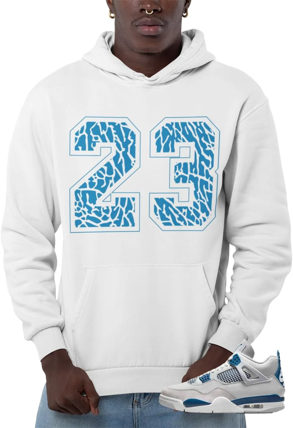 

Толстовка с капюшоном Jordan 4 Industrial Blue House Of Tees