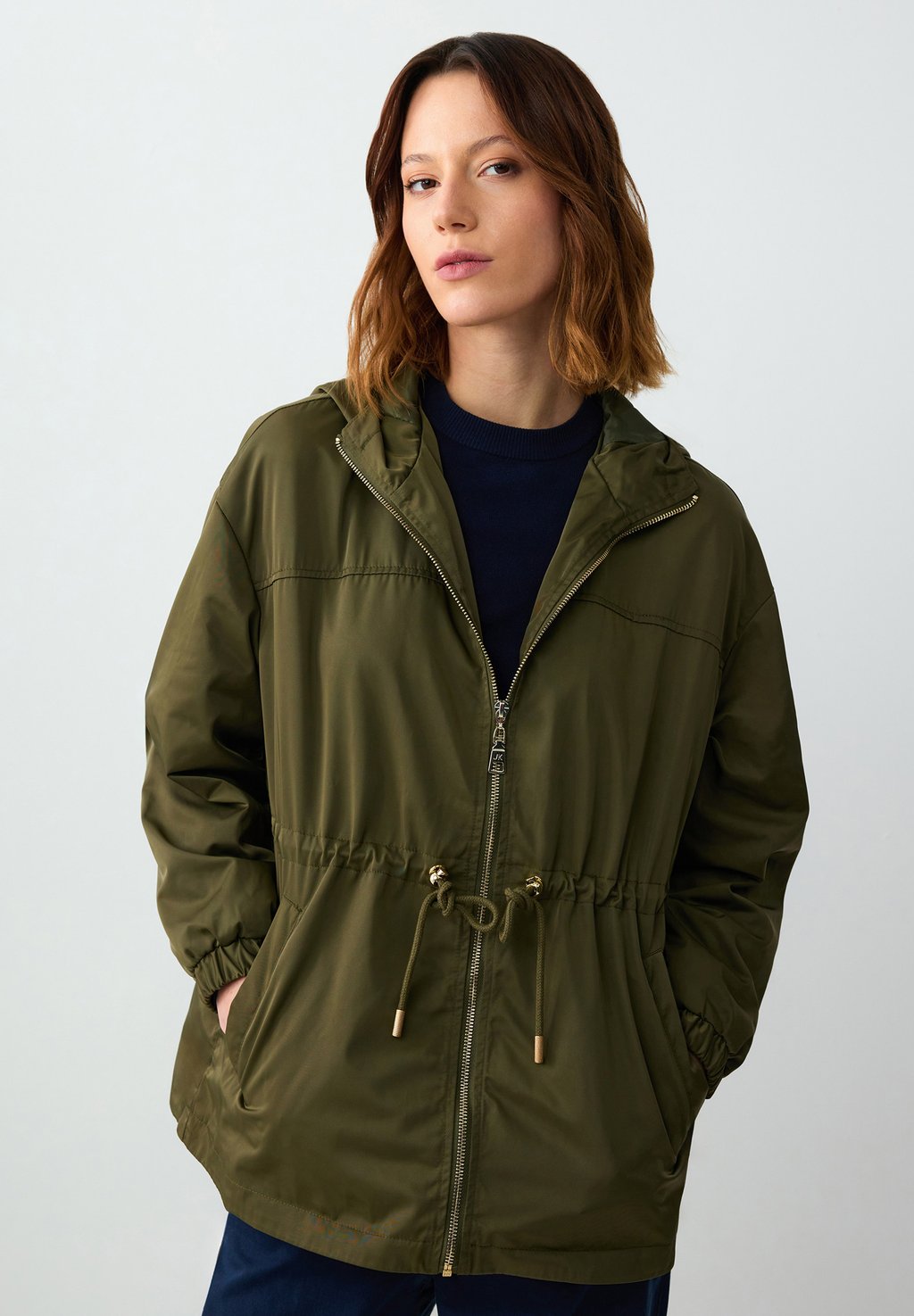 

Водонепроницаемая куртка DRAWSTRING HOODED Jimmy Key, хаки