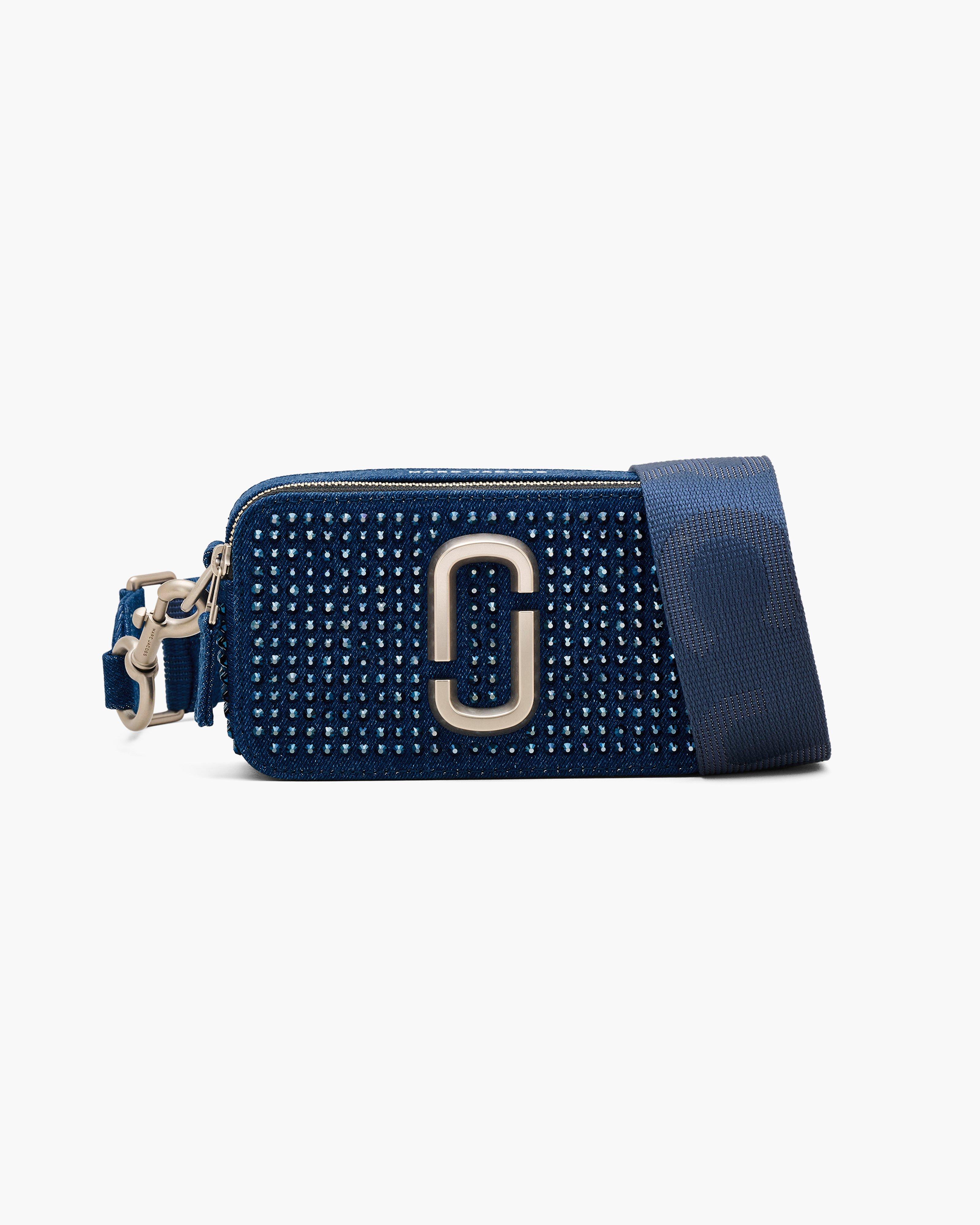 

Сумка The Crystal Denim Snapshot Marc Jacobs, цвет Dark Wash Crystal, Серый, Сумка The Crystal Denim Snapshot Marc Jacobs, цвет Dark Wash Crystal