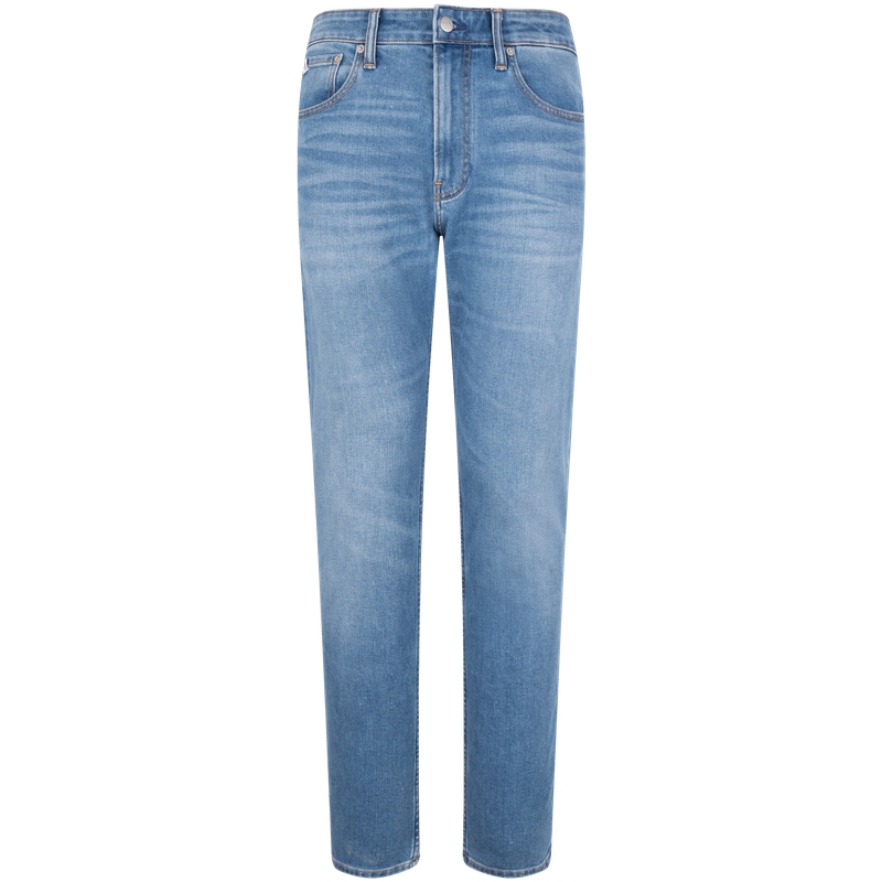 CALVIN KLEIN Jeans Мужские джинсы светло-голубые, 1AA-Denim Light Blue — фото 2