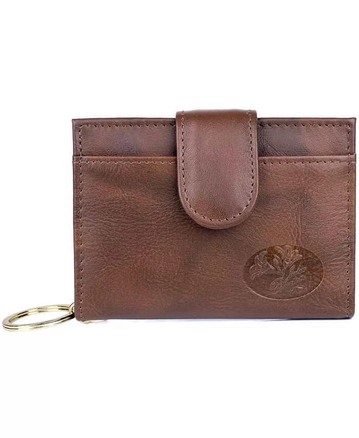 

Женский кошелек Heiress Pik-Me-Up Tab Card Case Julia Buxton, коричневый