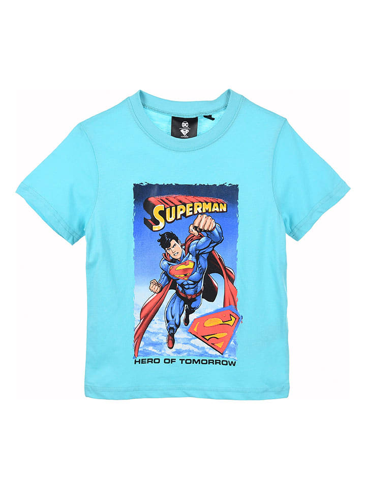 

Футболка Superman, светло-синий