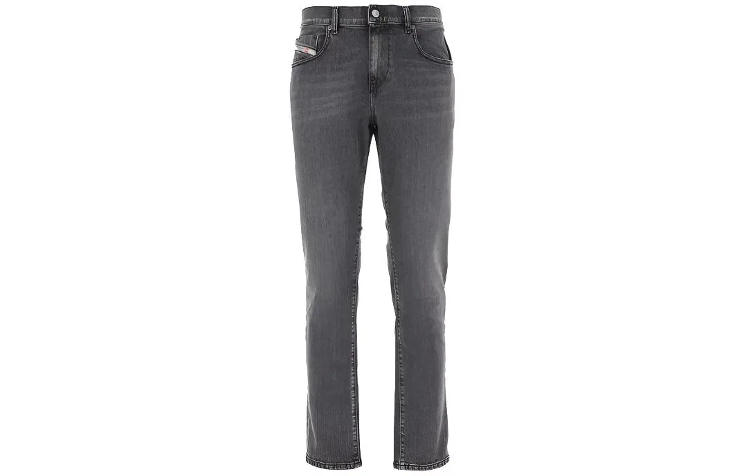 Джинсы зауженные Faded Effect Slim Fit DIESEL, Gray