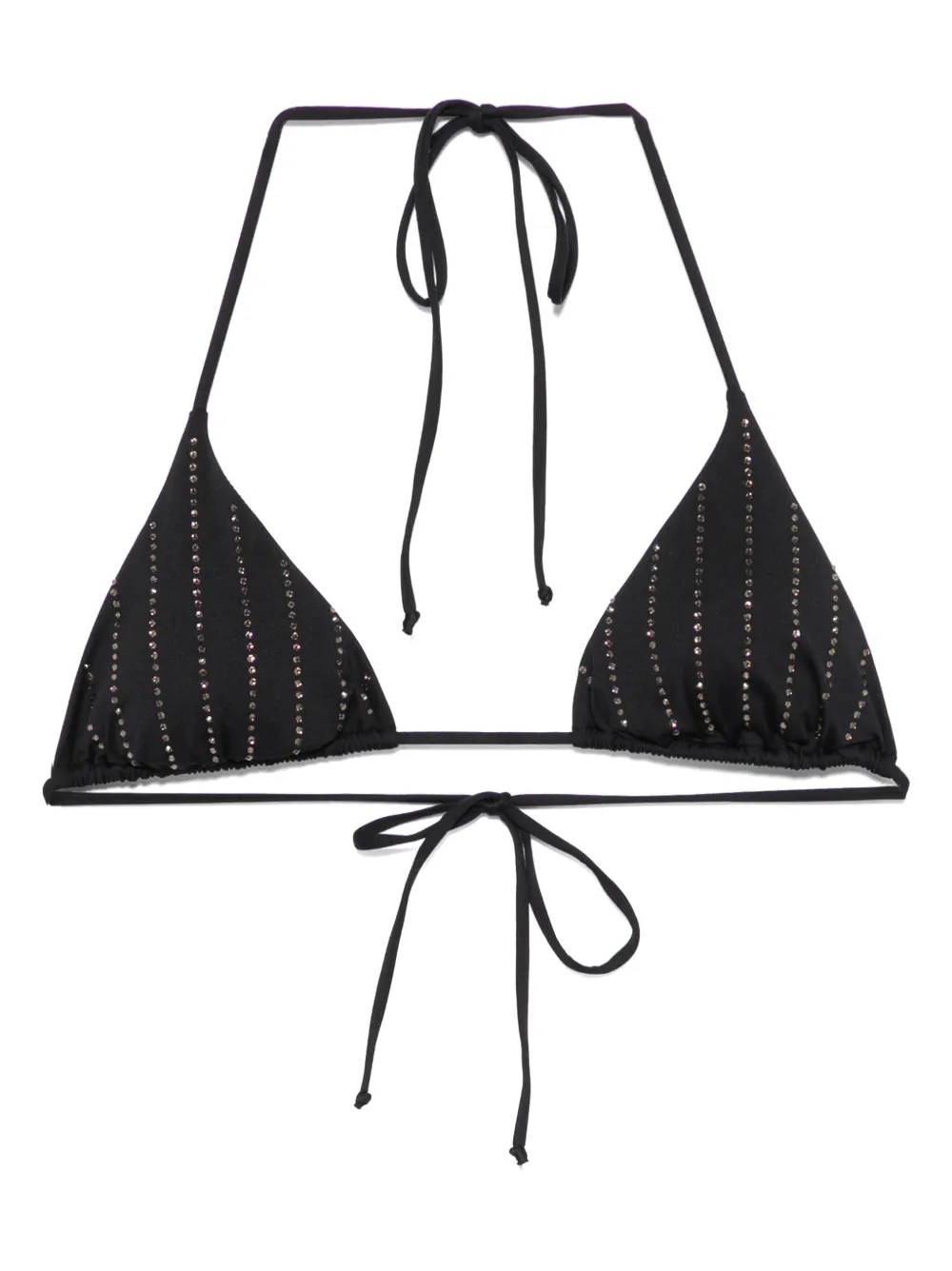 

Топ бикини со стразами MC2 SAINT BARTH, черный