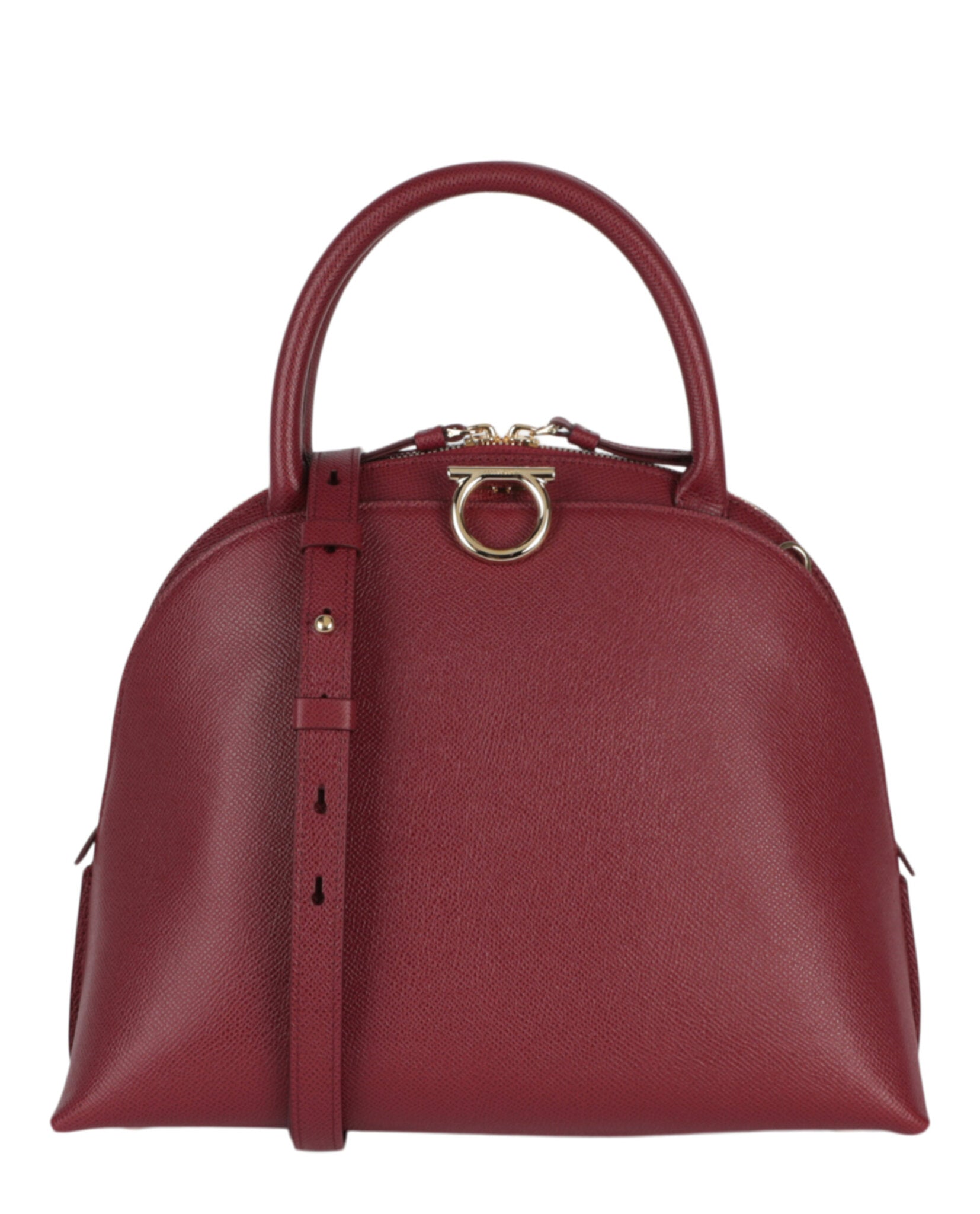 

Сумка Gancini Medium с верхней ручкой Salvatore Ferragamo, цвет burgundy