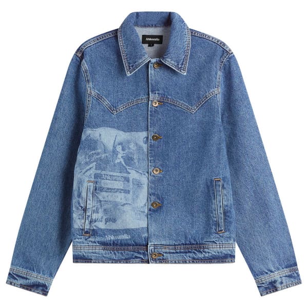 

Джинсовая куртка Laser Ahluwalia, vintage индиго denim