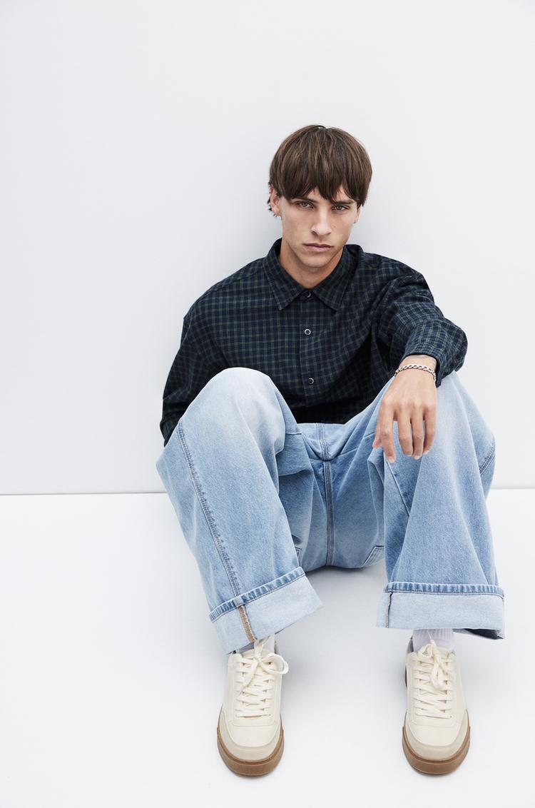

Кроссовки повседневные Pull And Bear, экрю