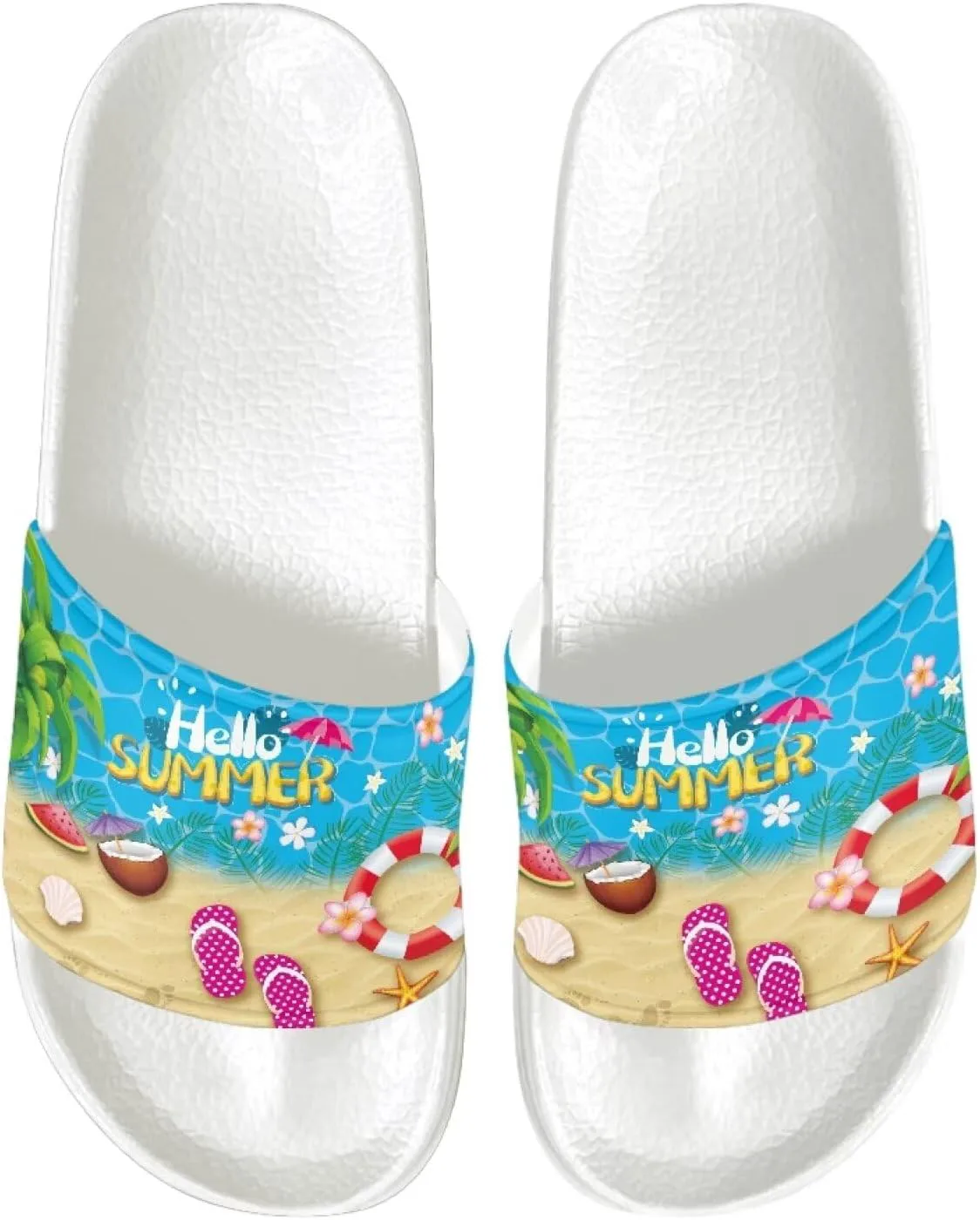 

Обувь для мужчин летние сандалии с открытым носком, повседневные сандалии широкого размера, слипоны, белые плоские туфли, водонепроницаемые душевые тапочки, легко очищаются Psesaysky