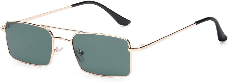 

Модные солнцезащитные очки прямоугольной оправы без дужки, винтажный дизайн, унисекс, ретро-оправа, градиентные очки, защита от УФ-излучения UV400, класс защиты C9, A MTZJH, One Color