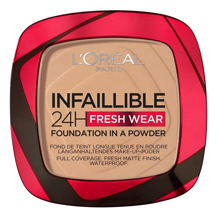 

L'Oreal Makeup L'Oreal Infaillible 24H Fresh Wear Foundation в порошке 9г. 140 золотисто-бежевый, Golden Beige