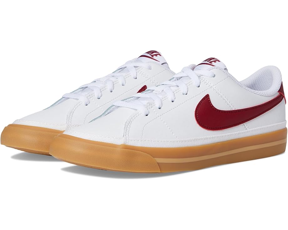 

Кроссовки Nike Kids Court Legacy, цвет White/Team Red/Gum Yellow